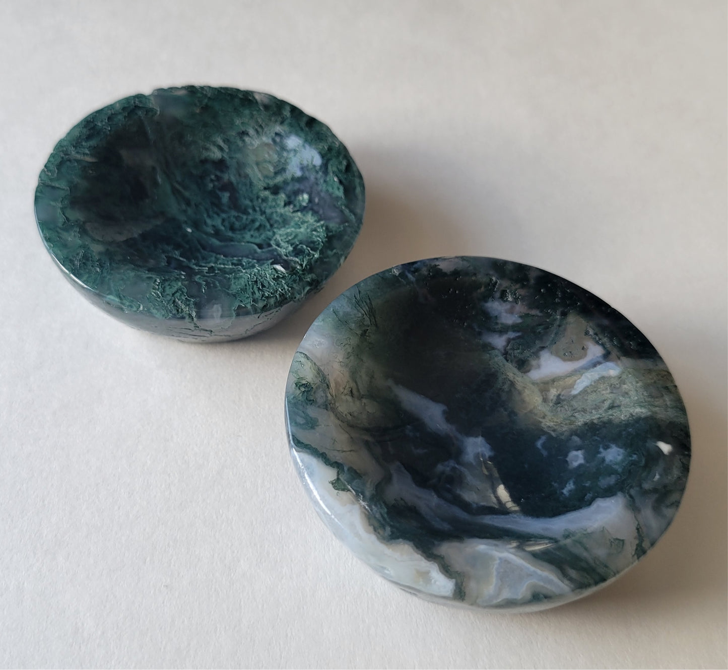 Mini Moss Agate Dish