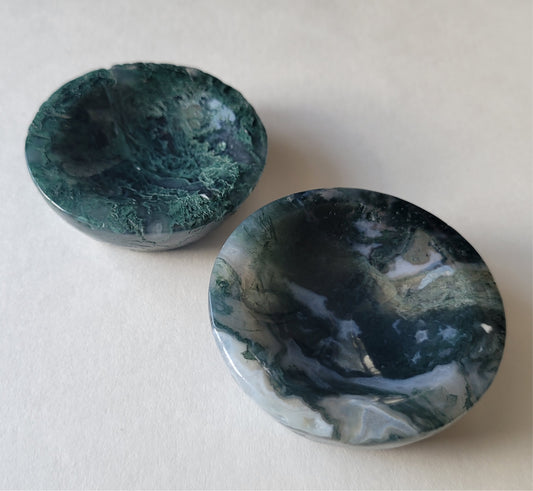 Mini Moss Agate Dish